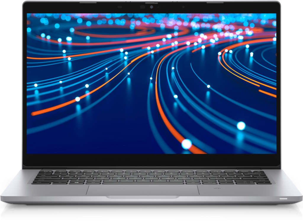 نمای روبهرو صفحه لمسی 13.3 اینچ Full HD لپ تاپ دل 5320 2-in-1