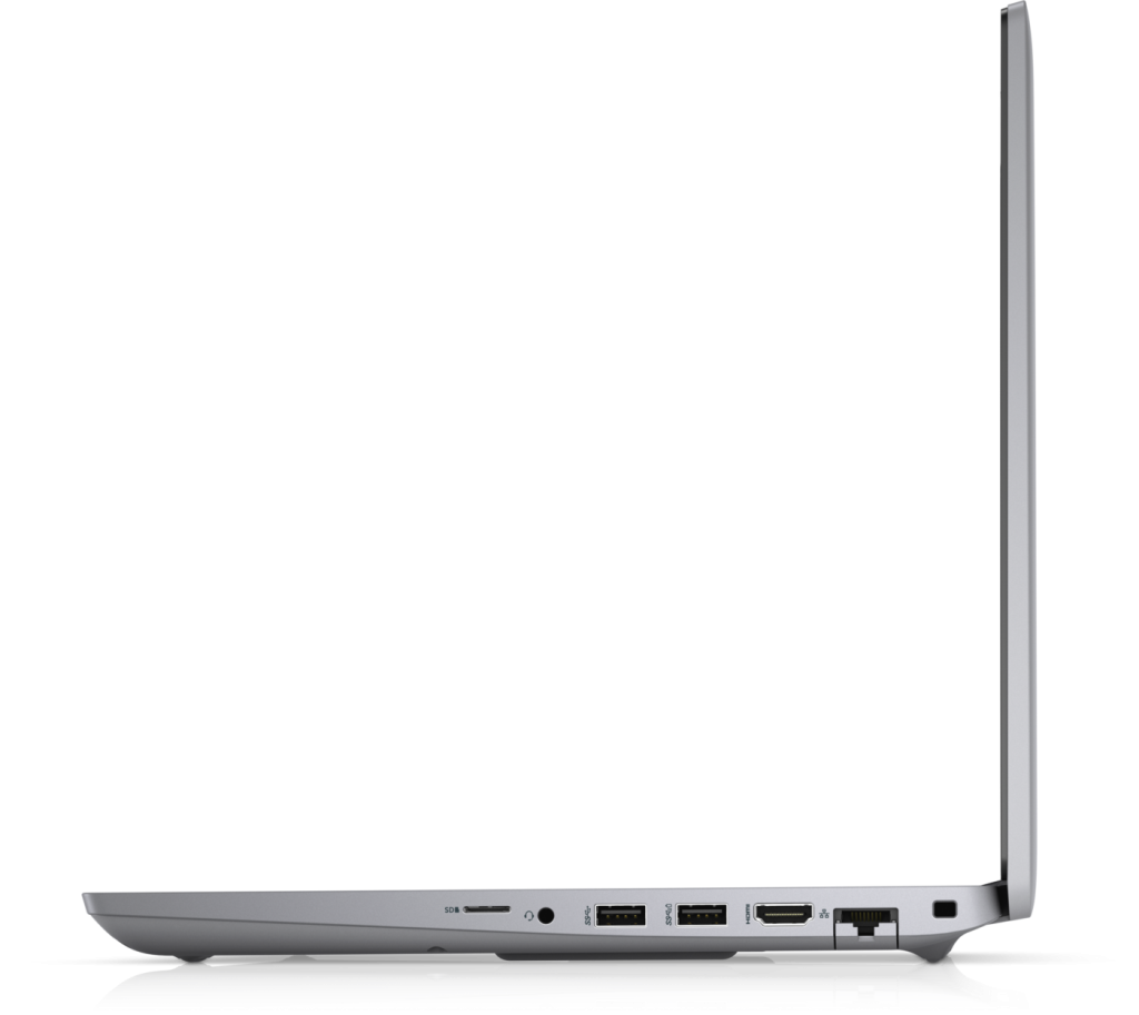 پورتهای کناری لپ تاپ دل 5521 شامل HDMI، USB و پورت شبکه