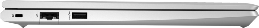 پورتهای سمت چپ لپ تاپ اچ پی ProBook 440 G9 شامل پورت شبکه و USB-A